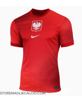 Polonia Maglia Gara Trasferta Repliche Europei 2024 Donna